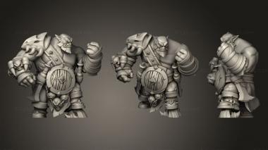 Military figurines fighter 3d model